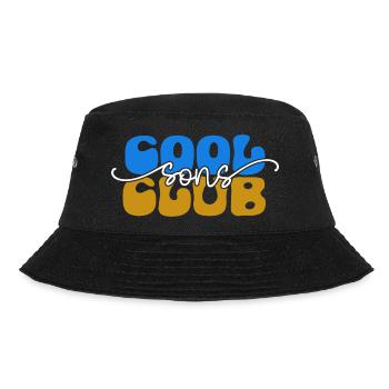 Cool Sons Club Groovy Retro Dad Mom Father's Day - Bucket Hat - black - Front - Lela (165cm)