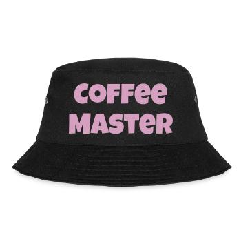Coffee Master, coffee lover gift slogan - Bucket Hat - black - Front - Lela (165cm)