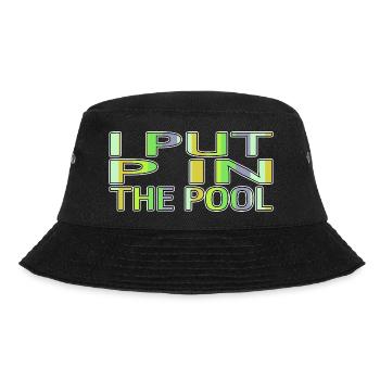 sports gift idea birthday present idea sea funny - Bucket Hat - Schwarz - Vorne - Lela (165cm)