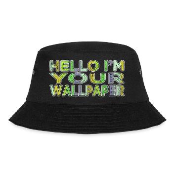 gift idea hacker fans hacking computer - Bucket Hat - Schwarz - Vorne - Lela (165cm)