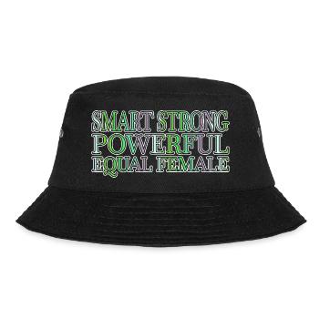 support your local lgbt all people women rights - Bucket Hat - black - Front - Lela (165cm)