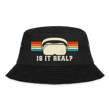 Is it real? - Virtual Reality Digital World - Bucket Hat - black - Front - Lela (165cm)