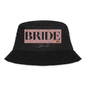 Bride To Be Rose Gold-The Bride - Bucket Hat - black - Front - Lela (165cm)