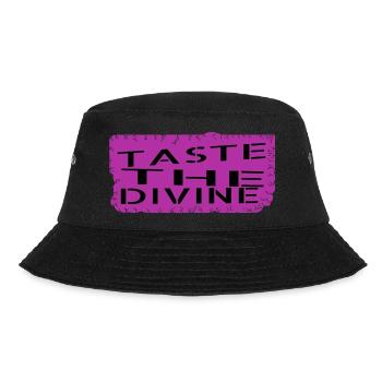 flavor enhancement quote gastronomic delight - Bucket Hat - black - Front - Lela (165cm)