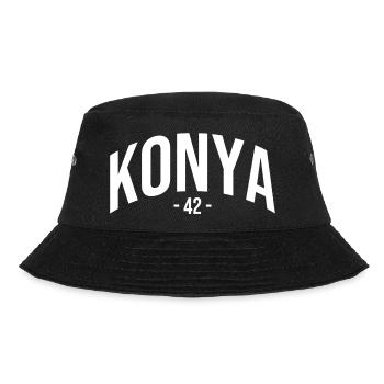 Konya 42 Turkey Turkiye Gift Holiday TR Türk - Bucket Hat - black - Front - Lela (165cm)