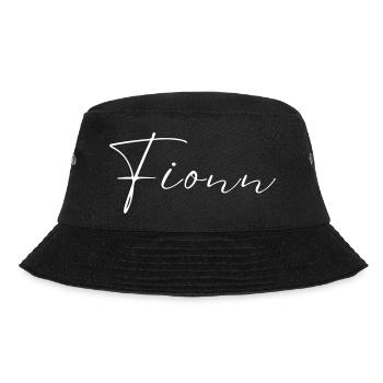 Fionn Name T-Shirt Gift for Men - Bucket Hat - black - Front - Lela (165cm)