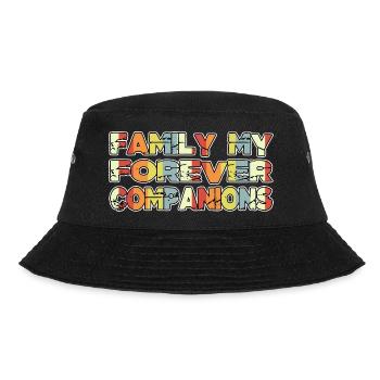 Quote Bday Jokes Meaningful Connections - Bucket Hat - black - Front - Lela (165cm)