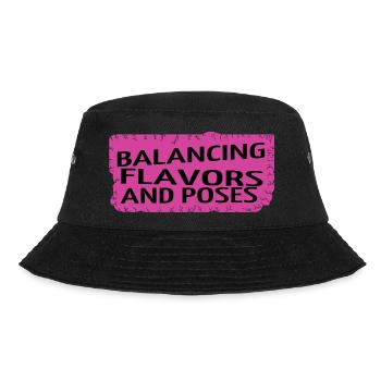 Awesome Gift Geek Present Partner Yoga Joke - Bucket Hat - black - Front - Lela (165cm)