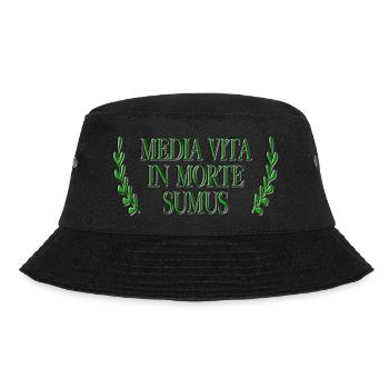 Media Vita In Morte Sumus - Bucket Hat - Schwarz - Vorne - Lela (165cm)