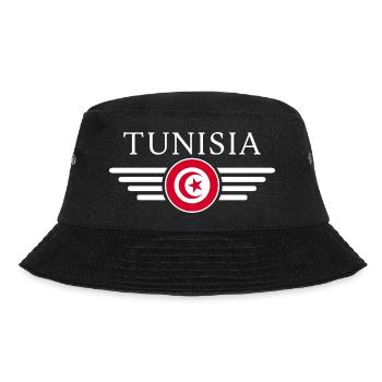 Ich liebe Tunesien, Eleganz Stil Design T-Shirt - Bucket Hat - Schwarz - Vorne - Lela (165cm)