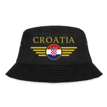 J’aime la Croatie, T-shirt design de style élégance - Bob - noir - Devant - Lela (165cm)