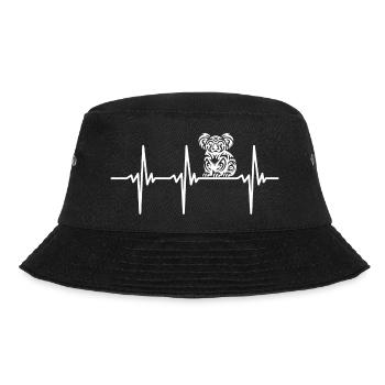 Heartbeat for cute koala marsupials - Bucket Hat - black - Front - Lela (165cm)