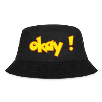 OK - Bucket Hat - black - Front - Lela (165cm)