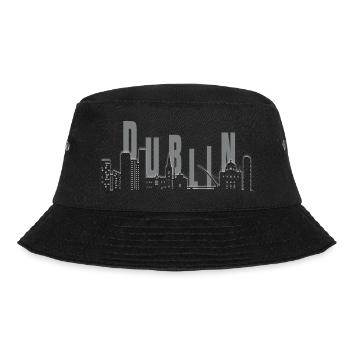 dublin skyline - Bucket Hat - Schwarz - Vorne - Lela (165cm)