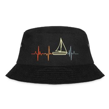 Ich liebe Segeln - Bucket Hat - Schwarz - Vorne - Lela (165cm)
