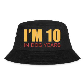 I'm 10 In Dog Years Tees | Funny 70th Birthday - Bob - noir - Devant - Lela (165cm)