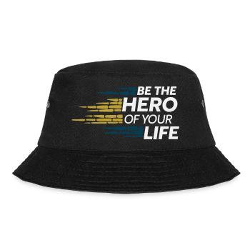 SEIEN SIE DER HELD IHRES LEBENS - Bucket Hat - Schwarz - Vorne - Lela (165cm)