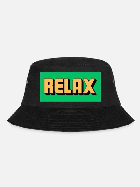 Relax! - Bucket Hat - black