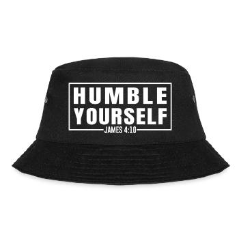 Humble Yourself - Bucket Hat - black - Front - Lela (165cm)