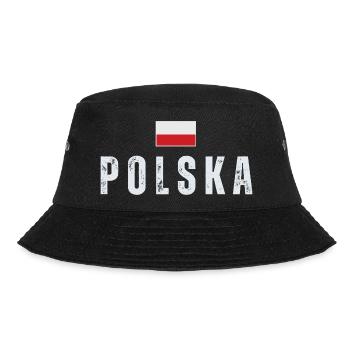 Polish flag, Polish pride - Bucket Hat - black - Front - Lela (165cm)