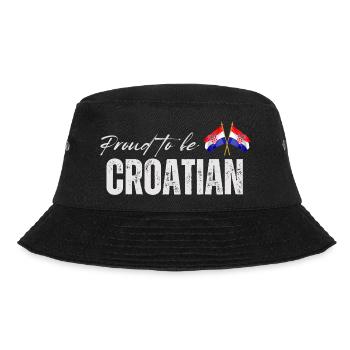 Croatian proud, I love Croatia - Bucket Hat - black - Front - Lela (165cm)