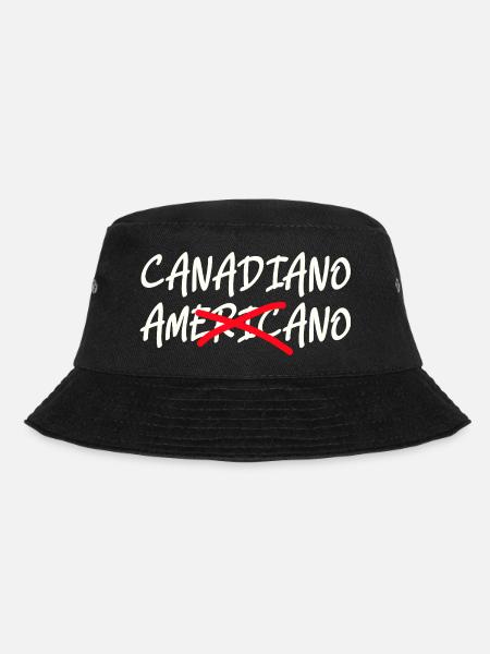 Canadiano - Bucket Hat - Schwarz
