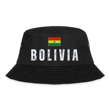 Drapeau bolivien, fabriqué en Bolivie - Bob - noir - Devant - Lela (165cm)