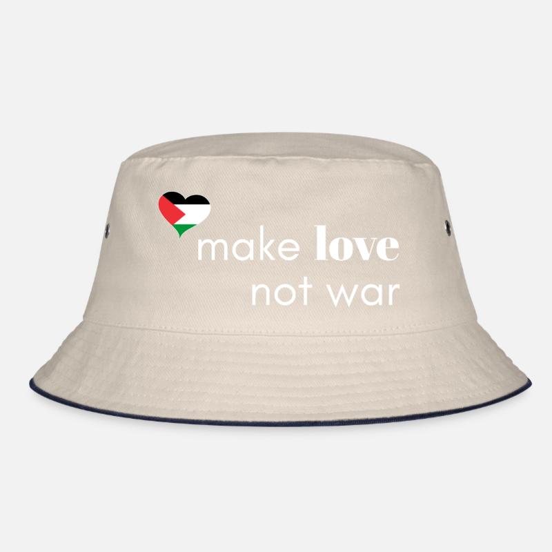 Make Love statt War - Palästina Bucket Hat