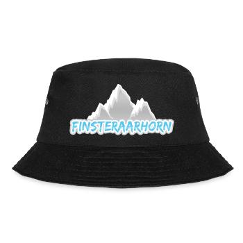 Geschenk für Finsteraarhorn - Bucket Hat - Schwarz - Vorne - Lela (165cm)