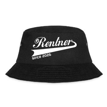 Rentner 2026 Ruhestand Rentner T-Shirt, Beanie - Bucket Hat - Schwarz - Vorne - Lela (165cm)