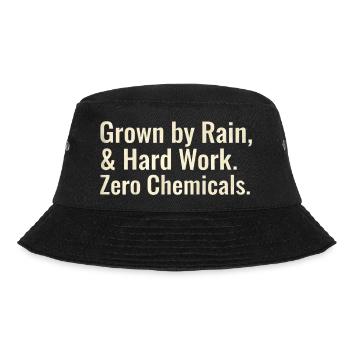 Sustainable Horticulture Sayings Regenerative Farmer - Bucket Hat - black - Front - Lela (165cm)