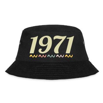 1971 - Bucket Hat - Schwarz - Vorne - Lela (165cm)