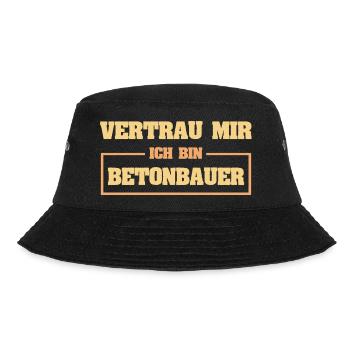 Occupation Concrete Worker - Bucket Hat - black - Front - Lela (165cm)