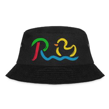 Endlich Rente - Ruhestand - Pension - Bucket Hat - Schwarz - Vorne - Lela (165cm)