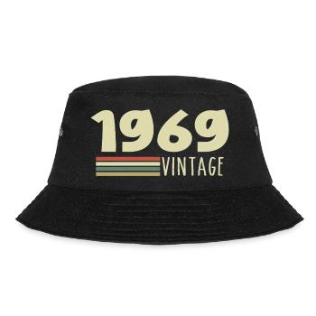 Jubiläum 1969 1969 - Bucket Hat - Schwarz - Vorne - Lela (165cm)