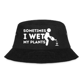 Parfois, je mouille mes plantes - Bob - noir - Devant - Lela (165cm)
