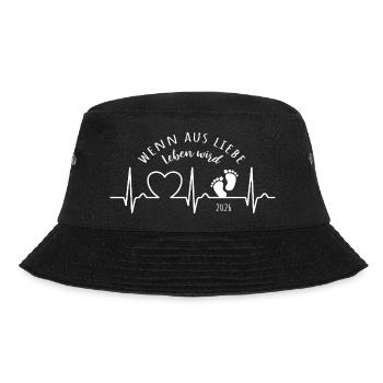 Aus Liebe Leben 2026 Herzkurve - Bucket Hat - Schwarz - Vorne - Lela (165cm)