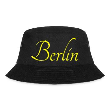 I love Berlin - Bucket Hat - Schwarz - Vorne - Lela (165cm)