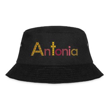 Alphabet de fleurs Antonia pour accessoires et vêtements - Bob - noir - Devant - Lela (165cm)