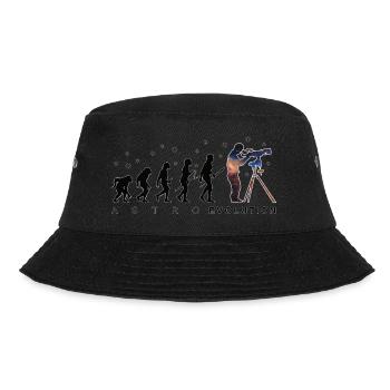 Astronomy Evolution Astrophotography Gift - Bucket Hat - black - Front - Lela (165cm)