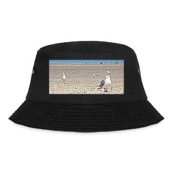 Gulls at the beach - Bucket Hat - black - Front - Lela (165cm)