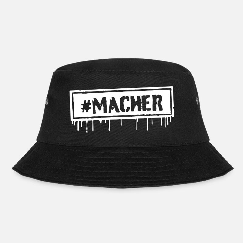 #MACHER - Bucket Hat - Schwarz