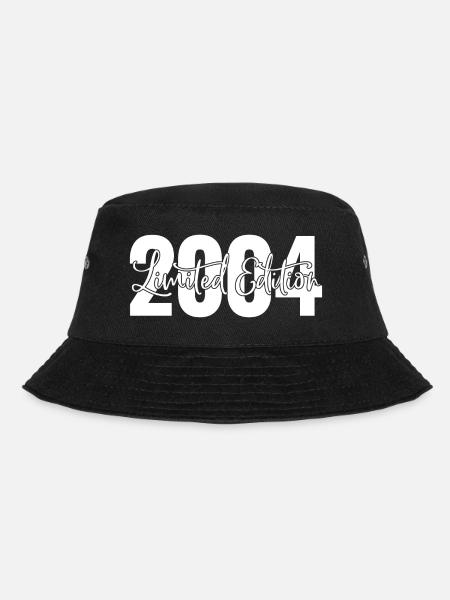Limited Edition 2004 - Geschenk Geburtstag - Bucket Hat - Schwarz