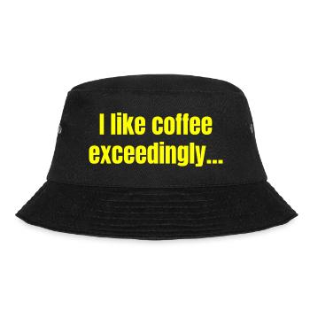 J’aime énormément le café - Citations amusantes sur le café - Bob - noir - Devant - Lela (165cm)