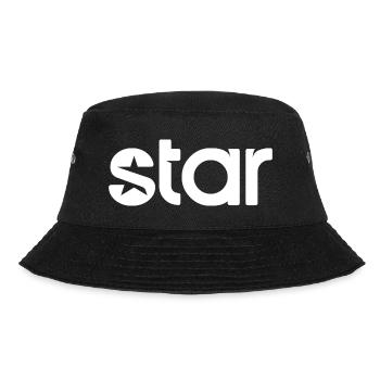 Star - Stern - Bucket Hat - black - Front - Lela (165cm)