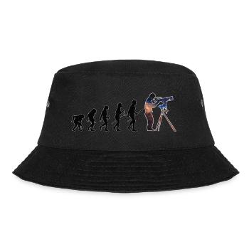 Astronomy Evolution Astrophotography Gift - Bucket Hat - black - Front - Lela (165cm)