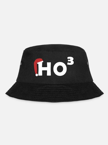 HO HO HO | Christmas | HO high 3 - Bucket Hat - black