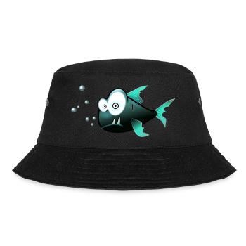 fisch - Bucket Hat - Schwarz - Vorne - Lela (165cm)