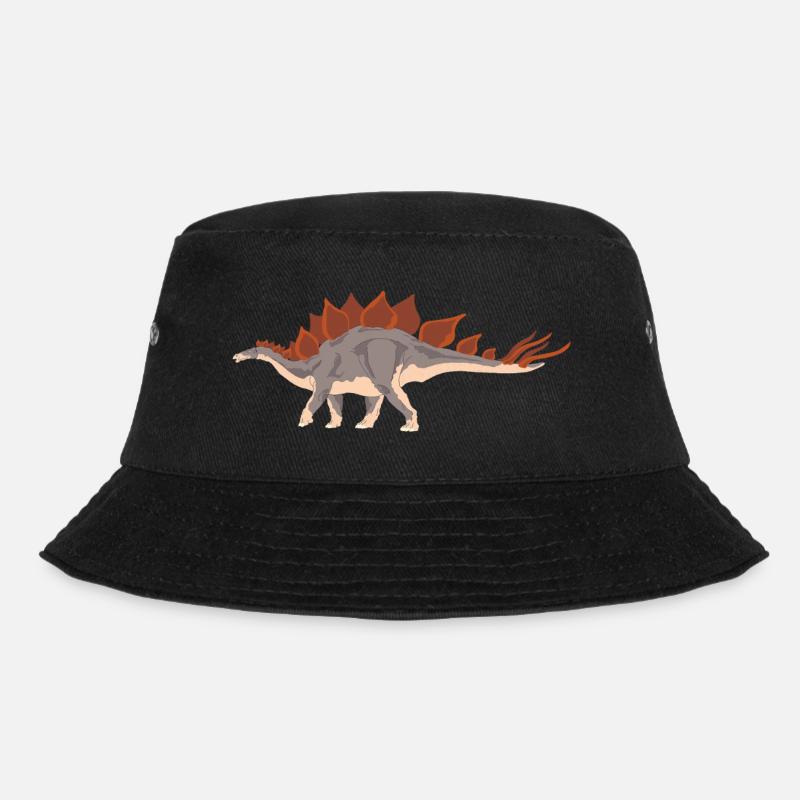 Dinosaur - Bucket Hat - black