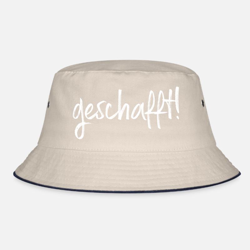 geschafft! Ziel erreicht Geschenkidee Prüfung Bucket Hat